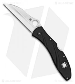 Spyderco Centofante 4 Folding Knife (3" Satin Plain) C66PBK4