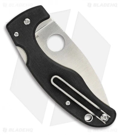 Spyderco Junior G-10 Folding Pocket Knife (Satin Plain) C150GP 2 Spyderco Junior G-10 Folding Pocket Knife (Satin Plain) C150GP - Image 2