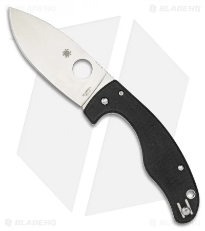 Spyderco Junior G-10 Folding Pocket Knife (Satin Plain) C150GP 1 Spyderco Junior G-10 Folding Pocket Knife (Satin Plain) C150GP
