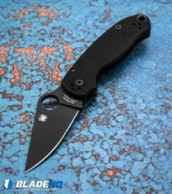 Spyderco Para 3 Compression Lock Knife Black G-10 (3" Black) C223GPBK -Spyderco Sales Store spyderco para 3 blk C223GPBK BHQ 67321 dl