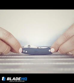 Spyderco Roadie Slip Joint Knife Gray FRN (2.1" Satin) C189PGY -Spyderco Sales Store spyderco roadie gray C189PGY BHQ 26844 hands dl