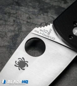 Spyderco Tenacious Folding Knife G-10 (3.375" Satin) C122GP -Spyderco Sales Store spyderco tenacious blk satin C122GP BHQ 2754 dl