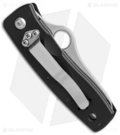 Spyderco Terzuola Jr. Liner Lock Knife Aluminum (2.75" Satin Serr) -Spyderco Sales Store spyderco terzuola jr BHQ 36972 er side