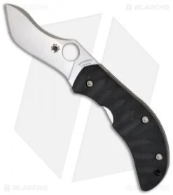 Spyderco Knives Anso Zulu Knife W/ Black G-10 (3" Satin Plain) C145GP