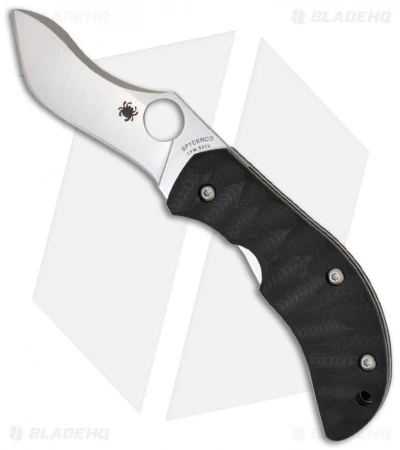 Spyderco Knives Anso Zulu Knife W/ Black G-10 (3" Satin Plain) C145GP 1 Spyderco Knives Anso Zulu Knife W/ Black G-10 (3" Satin Plain) C145GP