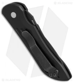 Vintage Benchmade 9500SBT Mini-Auto Stryker Automatic Knife (2.9" Black Serr) -Spyderco Sales Store vintage benchmade mini auto stryker black serr 9500sbt BHQ 37218 er side